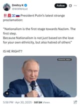 Is Putin right about nationalism