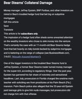 bear stearns sub prime mortgage crisis