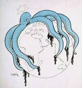 blue octopus