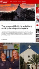 gaza church women