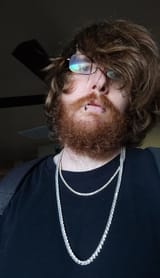 glasses on selfie