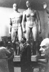 Hitler and statues