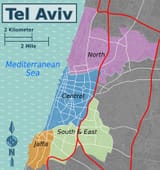 tel aviv-districts-map