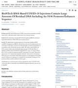 BioNTechContainsLargeAmtSV40Promoter