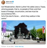 Jew is anti Martin Luther too for his Anti semitism