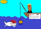 Fell for it again Trump fish