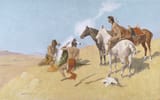 The_Smoke_Signal,_1905,_by_Frederic_S._Remington