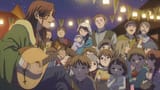 typical anime aryan crowd
