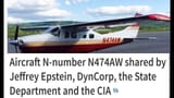 epstein cia airplane