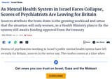 IsraelCollapsePsychiatristsLeaving