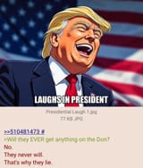 Trump laughs at commies