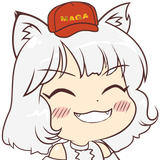 A very happy wolfgirl