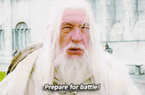 Gandalf prepare for battle