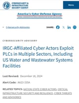 Iran water hack