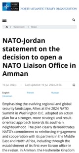 NATO Jordan