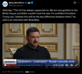 Zelensky, &#039;The US has always supported us. We are very grateful to the White House, but Biden couldn’t end the war, I’m confident President Trump can&#039; 16-07-2025 HD