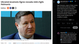Egils Helmanis, mayor of Ogre, Latvia, was wounded by Russian shelling while delivering aid to Ukrainian forces 16-07-2025 marks his latest mission since 2022
