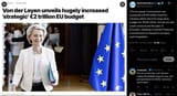 The European Commission has proposed a €100 billion fund for Ukraine within the EU’s long-term budget for 2028–2034. Ursula von der Leyen 16-07-2025 Brussels