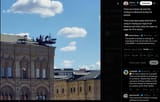 There are snipers all over the rooftops in Moscow during the parade. 09-05-2025, jokes that Putin is using Xi Jinping as a type of air defense