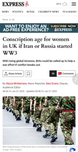 Bong woman conscription 