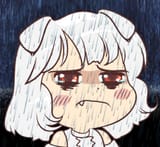 awoo sad in rain