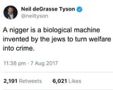 neil degrasse tyson on niggers