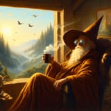 comfy wizard morning 1