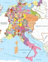 Heiliges Römisches Reich Deutscher Nation_größte Ausdehnung im 13ten Jahrhundert des Herrn