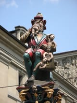 Jew eating Christian babies - Kindlifresserbrunnen Bern