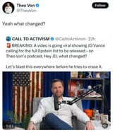 epstein list vance
