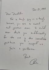 Letters to Trump