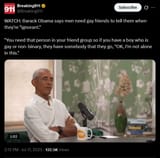 Screenshot 2025-07-17 at 17-55-29 Breaking911 on X WATCH Barack Obama says men need gay friends to tell them when they&#039;re ignorant. You need that person in your friend group so if you have a boy who is gay or non-binary they [...]