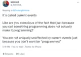 I&#039;m not mindless, I&#039;m just following hot button current events and forgetting all of the other ones
