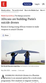 African woman drones