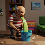 1744503632_imagen_picasso_upchucks_into_a_bucket._vhs_rokkos_modern_life_style_realism_with_polygonal_unreal_engine_surfaces_