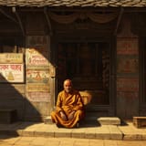 1744865230_imagen_the_swami_of_nepal_under_the_eaves_of_a_shoppe_in_the_style_of_vereshchagin_jeanleon_gerome_ludwig_deutsch_gustav_bauernfeind_vereshchagin_jean_discart_ilya_