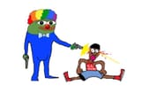 Honk Pepe shoots a nigger