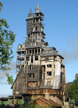russian wooden castle