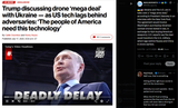 Ukraine and the U.S. are in talks over a “mega arms deal,” according to President Zelensky in an interview with the New York Post. 17-07-2025