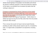 debt-free US Notes Article 1 Sect 8