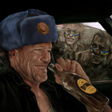 russia vs ukraine vodka car zombies 1411855446215