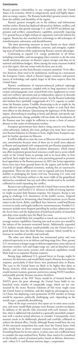RAND Corporation how to extend(bankrupt) Russia conclusion