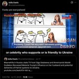 JuliaDavisNews, Florks are everywhere! 17-07-2025 Meanwhile in Russia. state TV host Olga Skabeeva and Americanist Malek Dudakov discussed Melania Trump