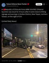 Taiwan patriot stuck