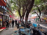 typical street in shenzhen, china