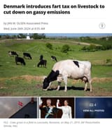 Cow fart tax