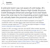 epstein bear stearns CDOs