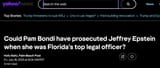 pam bondi epstein florida