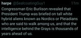 Trump alien briefing