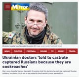 Ukraine Doctor Castrates Russians